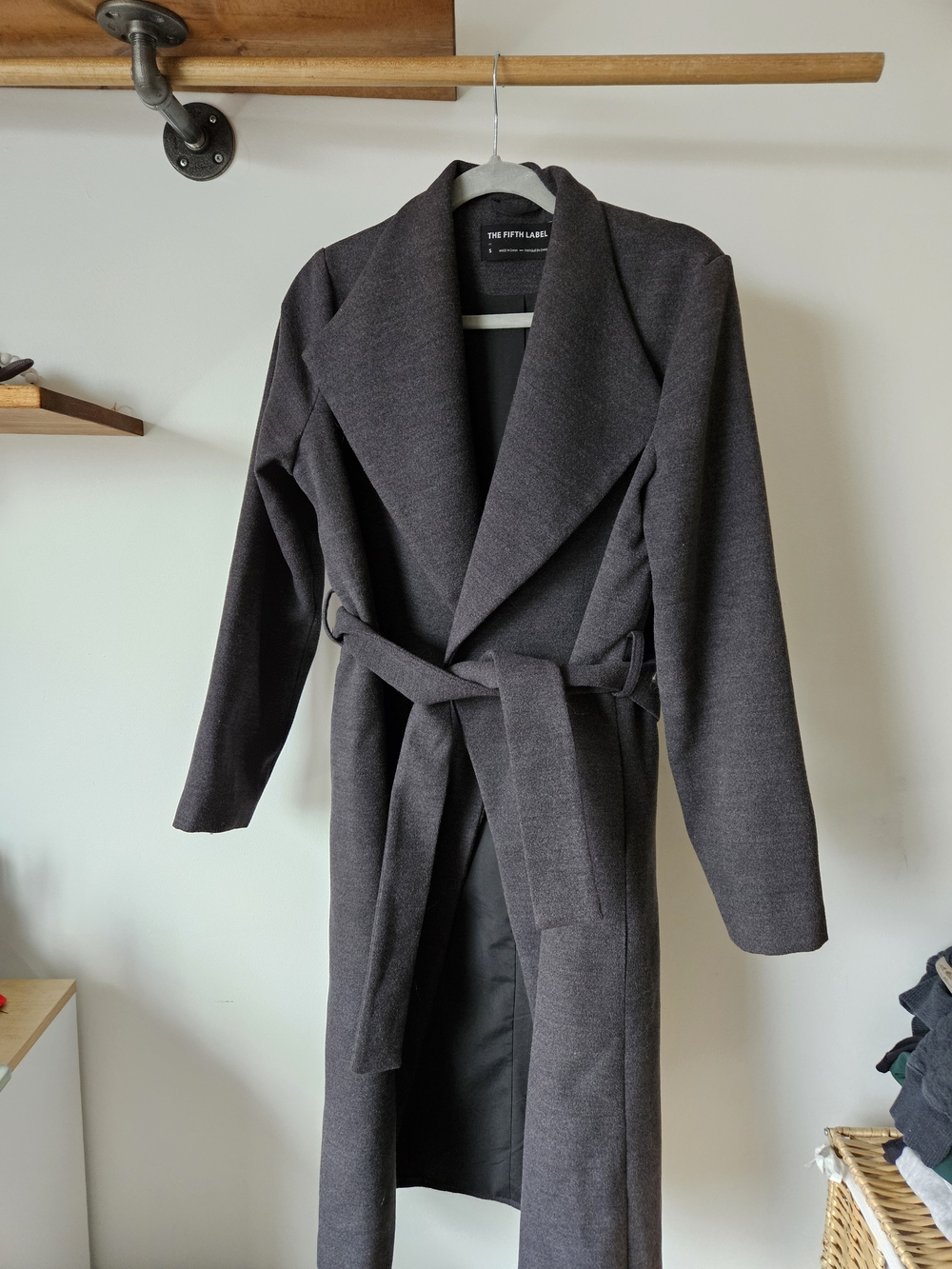 The Fifth Label Charcoal Wrap Coat